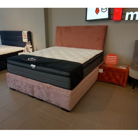 Rama kontynentalna z panelem BED DESIGN 160x200 tapicerowana - OUTLET : 160x200