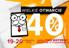 Otwarcie salonu Pan Materac w Białymstoku