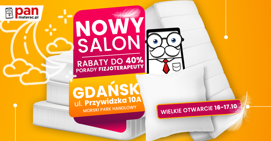 Otwarcie salonu Pan Materac Gdańsk