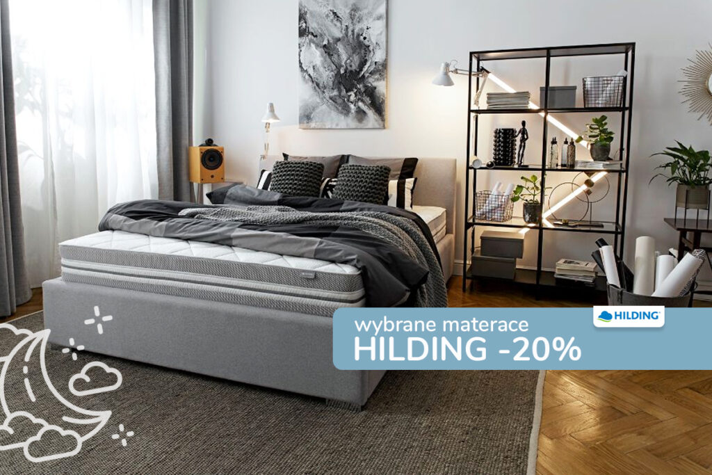 Rabat 20% na materace Hilding