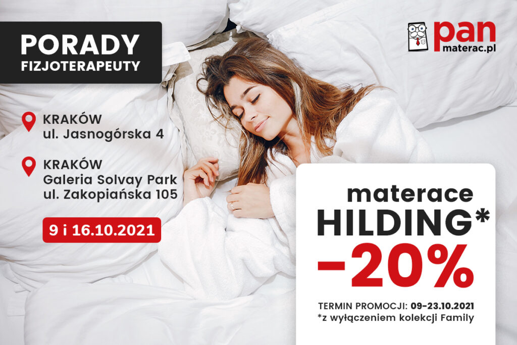 Rabaty na Hilding 20%