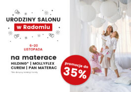 Urodziny salonu Pan Materac w Radomiu - promocje i rabaty
