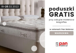 Poduszki magniflex gratis przy zakupie materaca magniflex