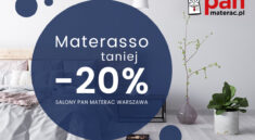 Promocja na materace Materasso w salonach Pan Materac w Warszawie
