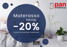 Promocja na materace Materasso w salonach Pan Materac w Warszawie