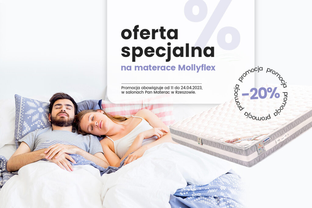 promocja na materace Mollyflex