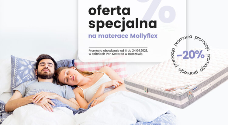 promocja na materace Mollyflex