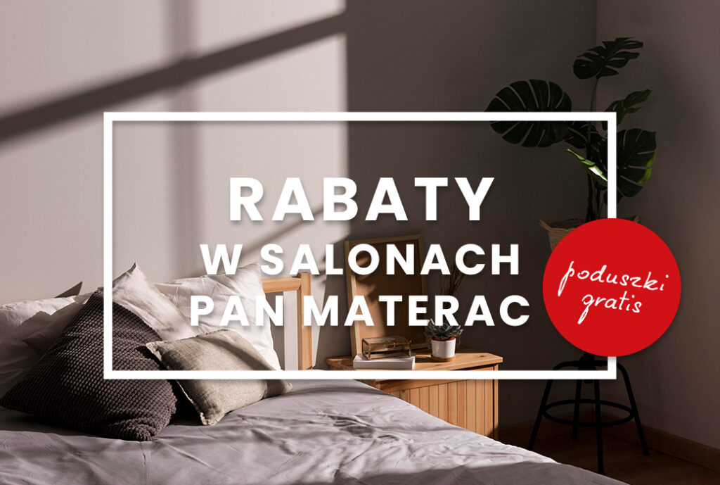 gratisy do materacy Magniflex w salonie Pan Materac w Galerii Homepark Franowo