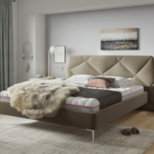 Łóżko Davos Comforteo tapicerowane