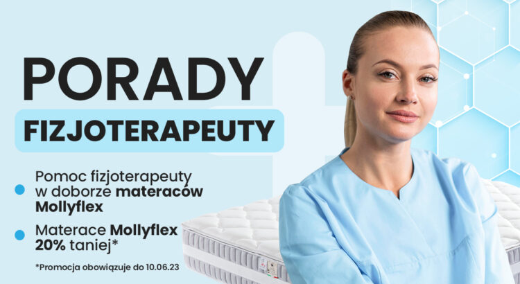 Porady specjalistów i promocja na materace Mollyflex w salonach Pan Materac w Krakowie