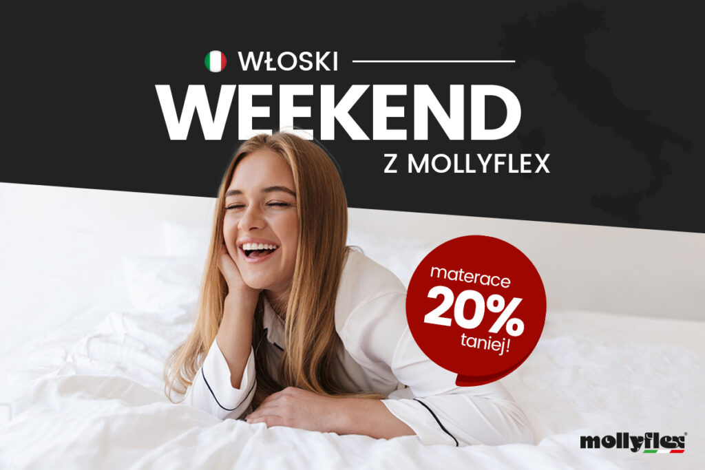 materace mollyflex w promocji 20% w salonach w rzeszowie