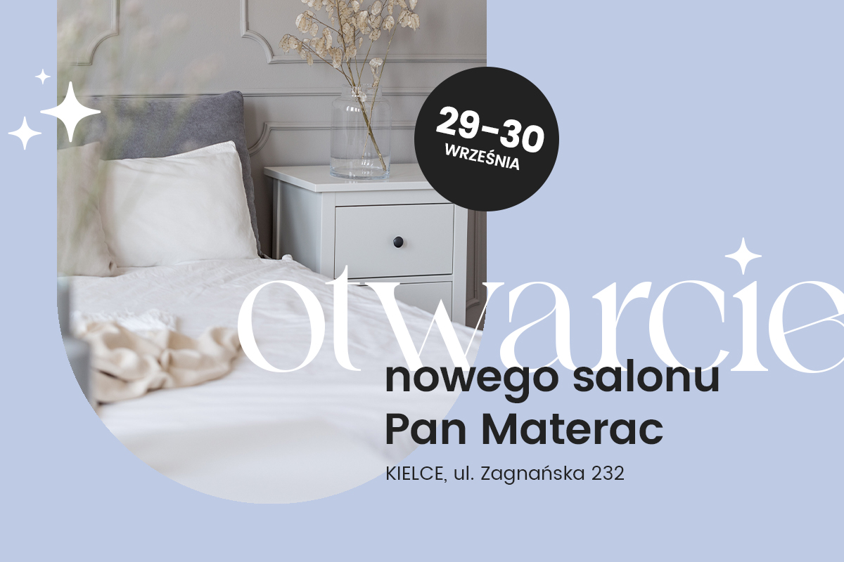 otwarcie salonu Pan Materac w Kielcach