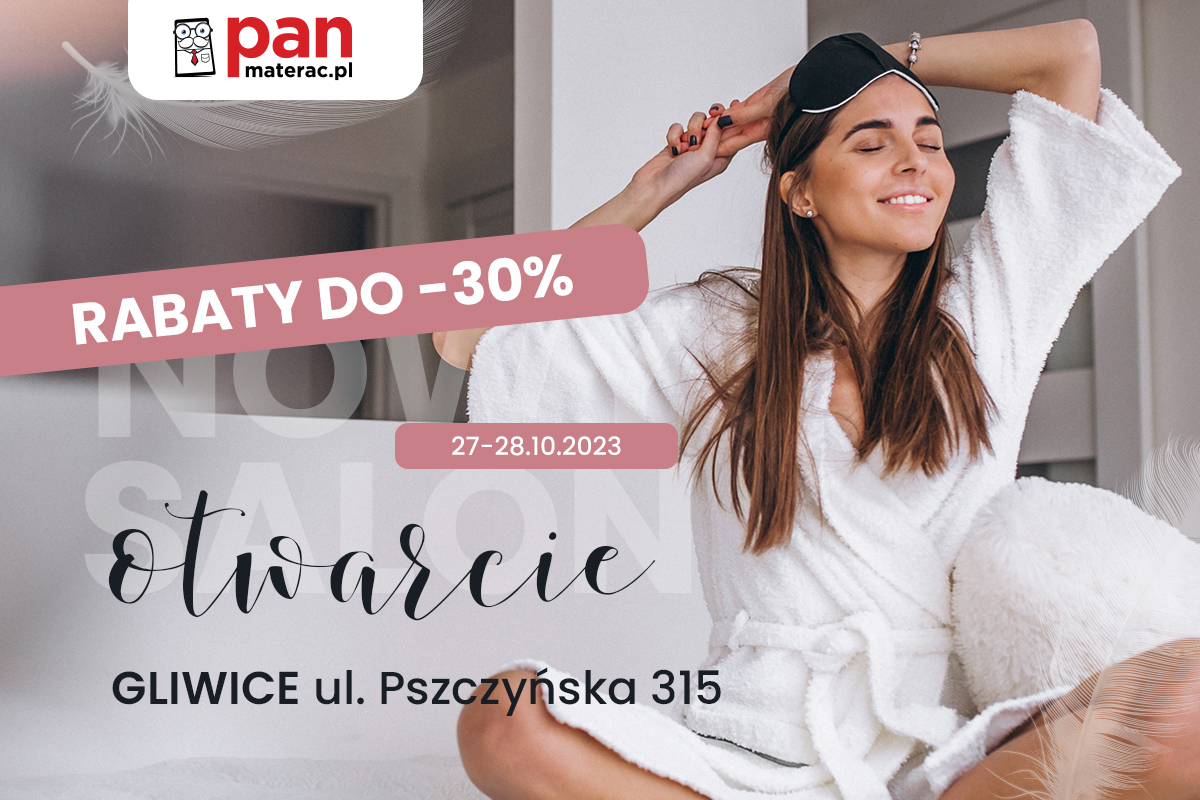 otwarcie salonu Pan Materac w Gliwicach