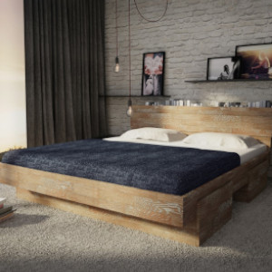 Łóżko TOLEDO TARTAK MEBLE drewniane