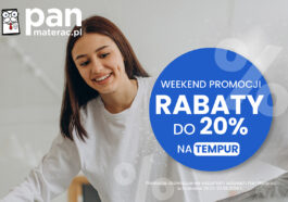 Promocja na produkty Tempur w salonach Pan Materac w Krakowie