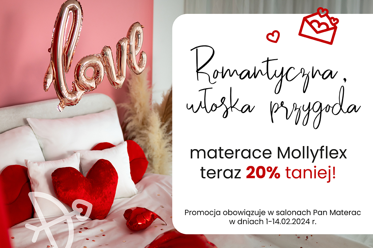 romantyczna włoska przygoda - Mollyflex taniej o 20%