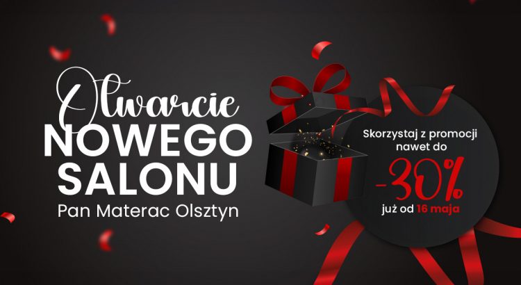otwarcie salonu Pan Materac w Olsztynie