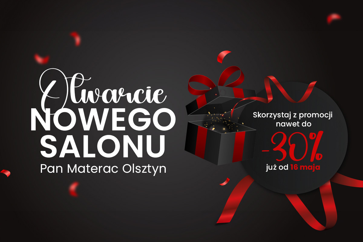 otwarcie salonu Pan Materac w Olsztynie