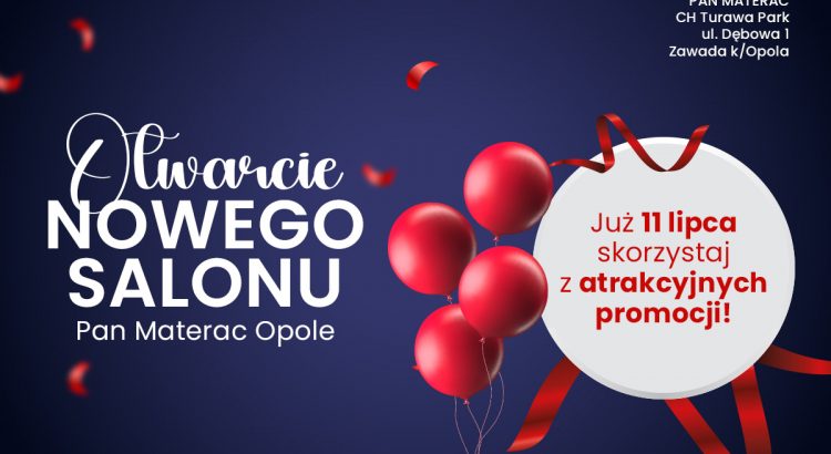 otwarcie salonu Pan Materac w Opolu