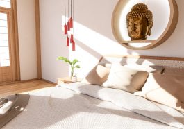 sypialnia w stylu zen