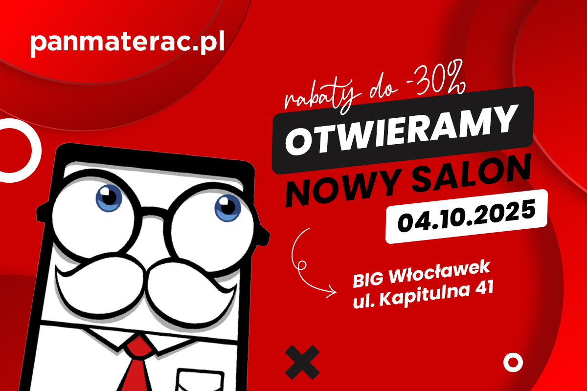otwarcie salonu Pan Materac we Włocławku