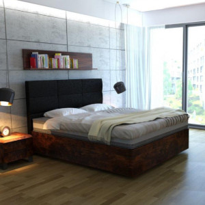 Łóżko HYGGE PLUS EKODOM drewniane