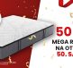 50 dni mega rabatów z okazji otwarcia 50 salonu Pan Materac