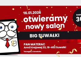 otwarcie salonu pan materac w suwałkach