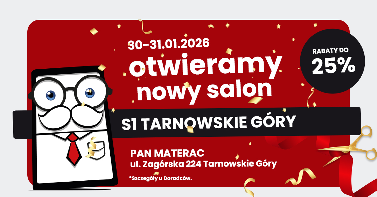 otwarcie salonu Pan Materac w Tarnowskich Górach