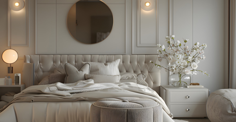 elegancka sypialnia