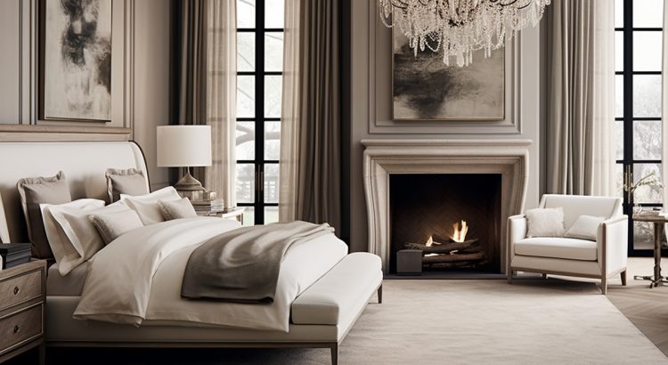 elegancka sypialnia