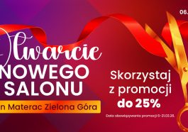 otwarcie salonu pan materac w zielonej górze