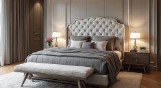 sypialnia w stylu buduarowym