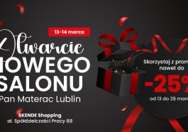 otwarcie salonu Pan Materac w C.H. Skende w Lublinie