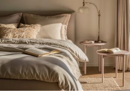 sypialnia w odcieniach taupe - aranżacja sypialni w kolorach taupe