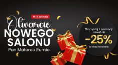 otwarcie salonu Pan Materac w Rumi