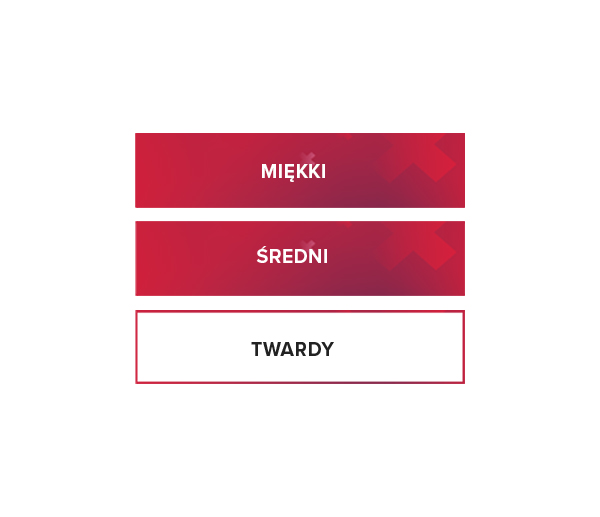 Twardość - miękki-średni