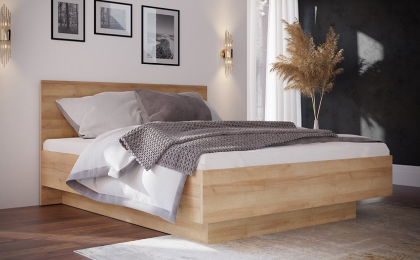 Łóżko LENYBELARDO FORTE drewniane