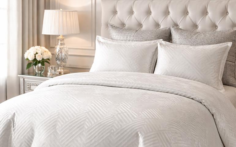 Pościel Adamaszkowa Wzór Geometryczny 01 Matex