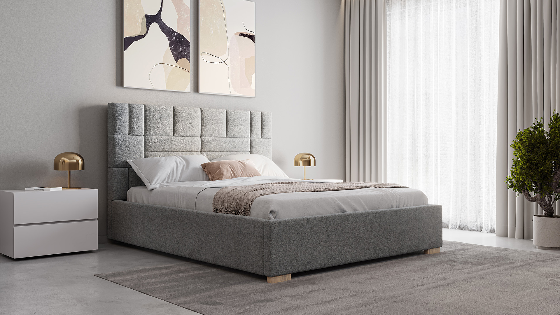 Łóżko LINEN