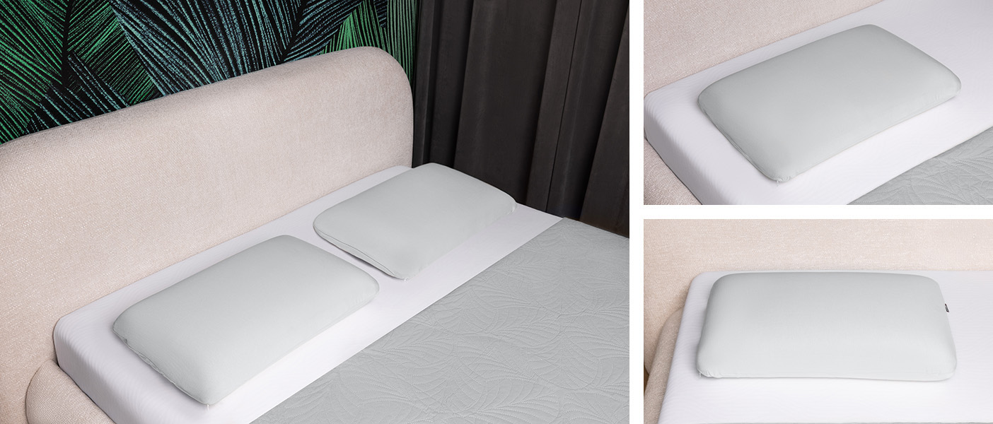 poszewka na poduszkę piankową CLASSIC kolor jasnoszary