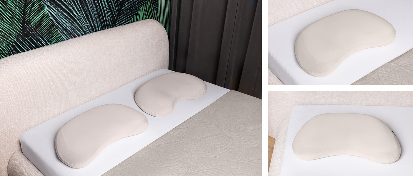 poszewka na poduszkę piankową ERGOFIT kolor beżowy