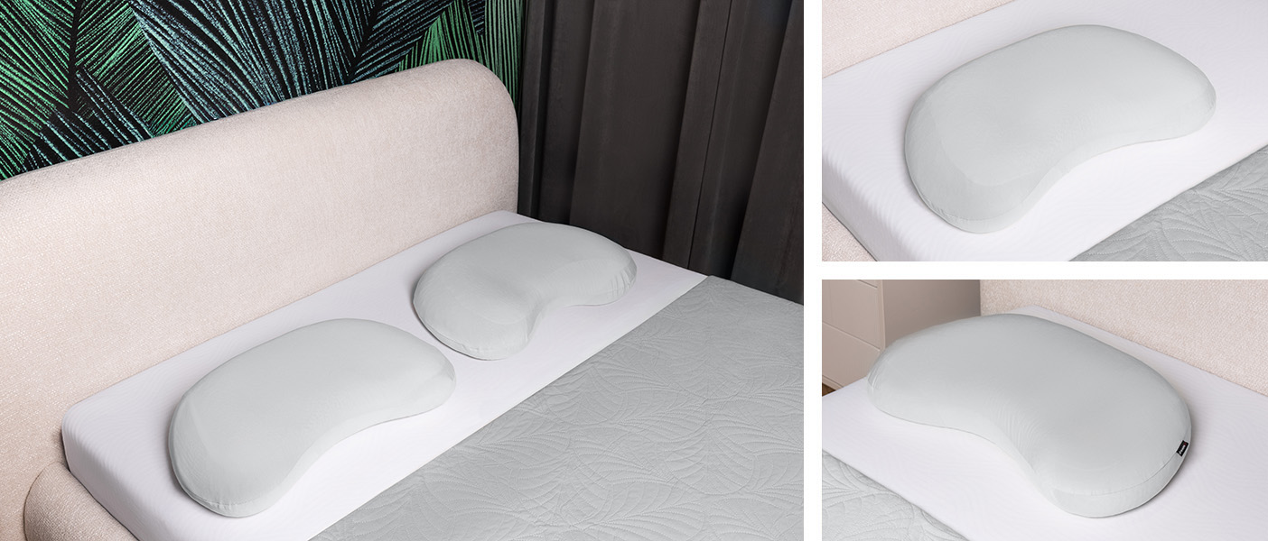 poszewka na poduszkę piankową ERGOFIT kolor jasnoszary