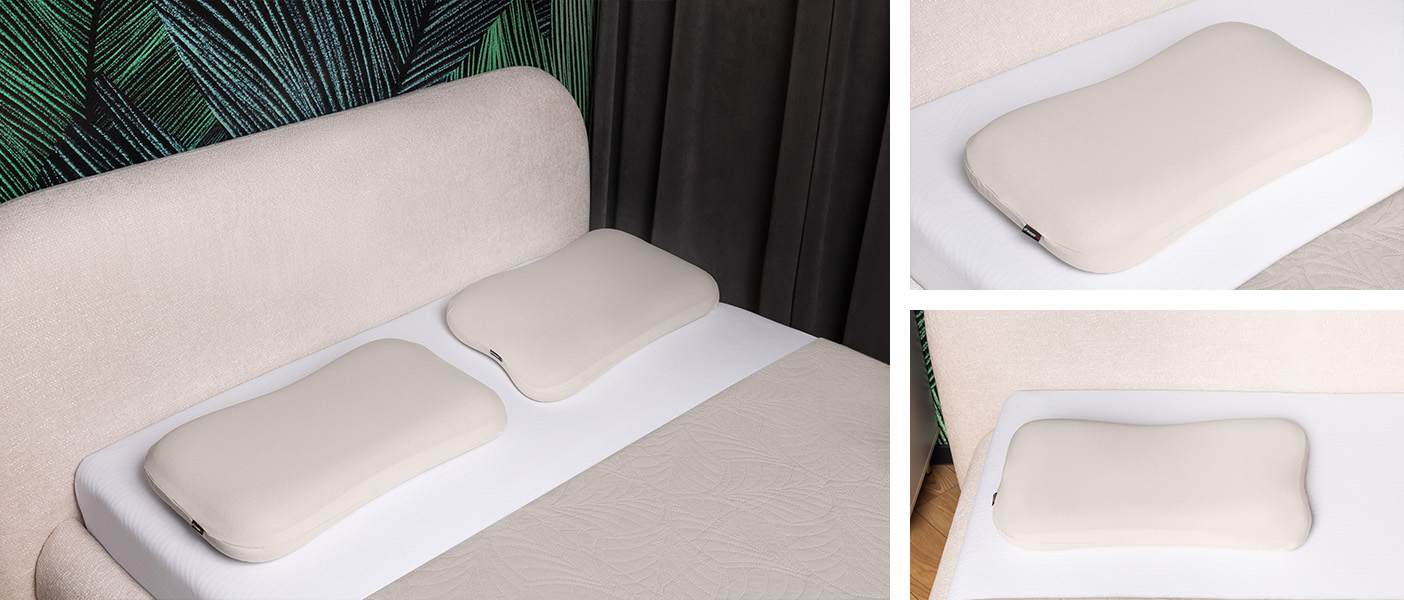 poszewka na poduszkę piankową ERGOTECH kolor beżowy