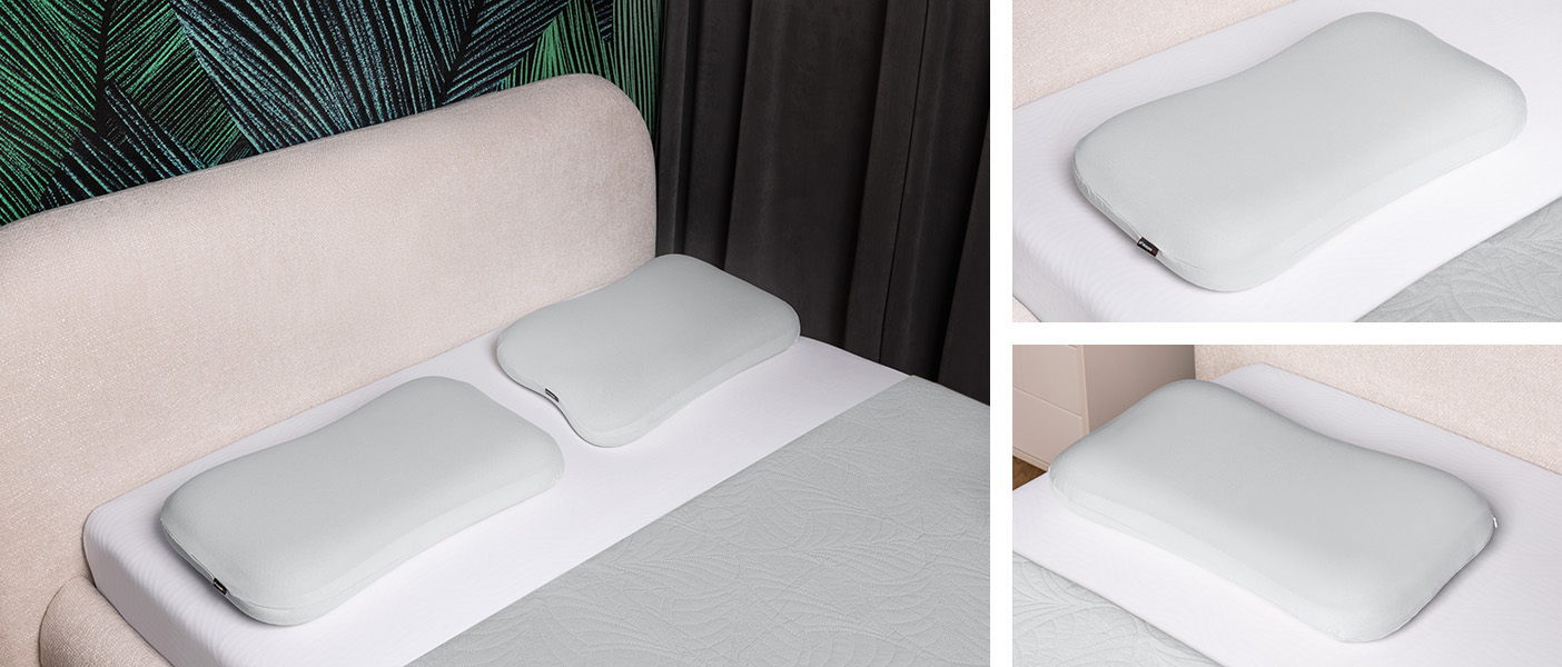 poszewka na poduszkę piankową ERGOTECH kolor jasnoszary