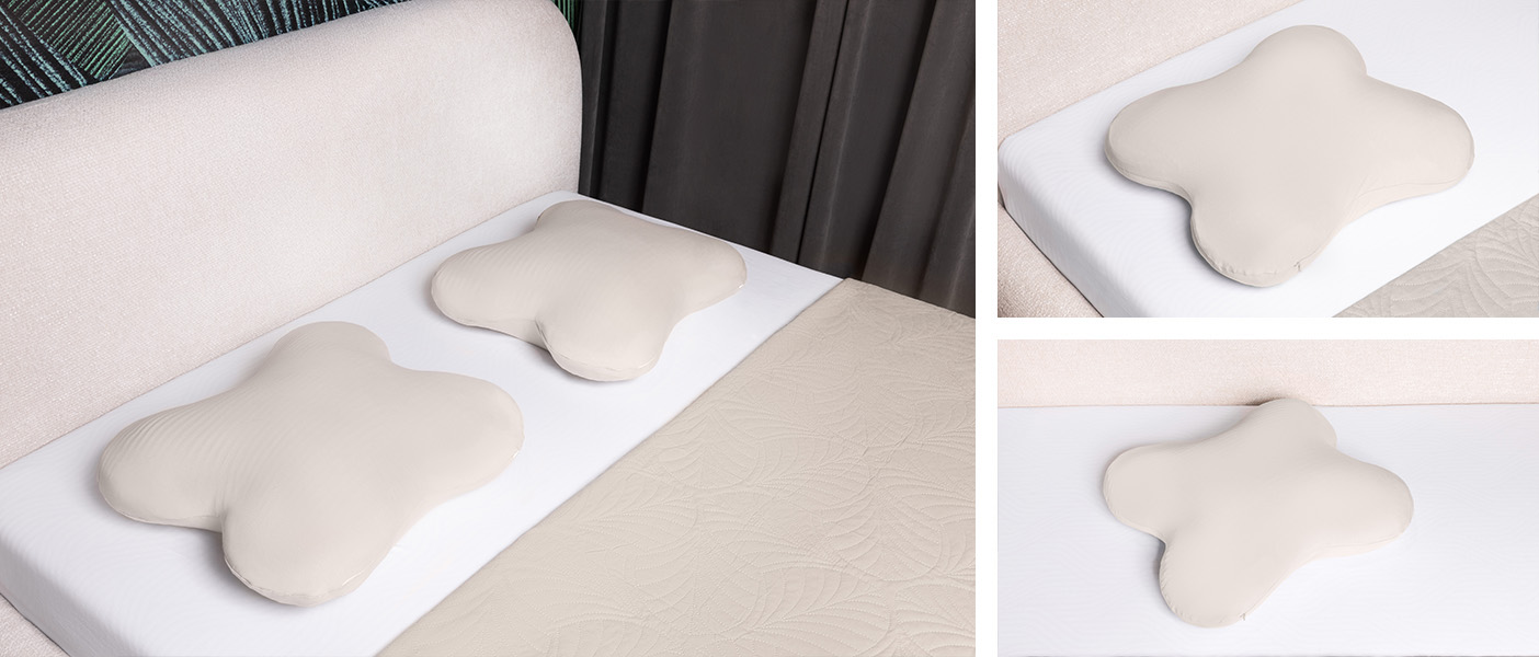 poszewka na poduszkę piankową HUG ME kolor biały