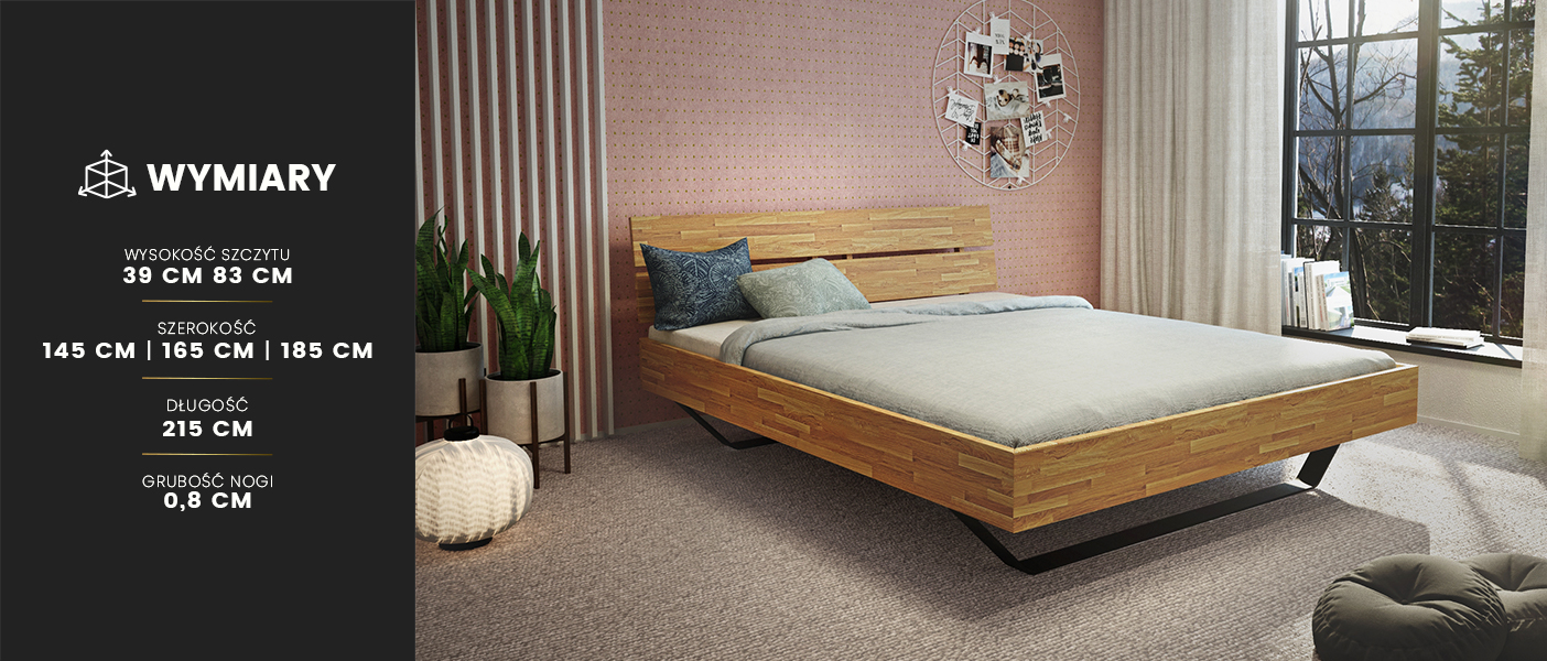 Łóżko Rayo Tartak Meble drewniane