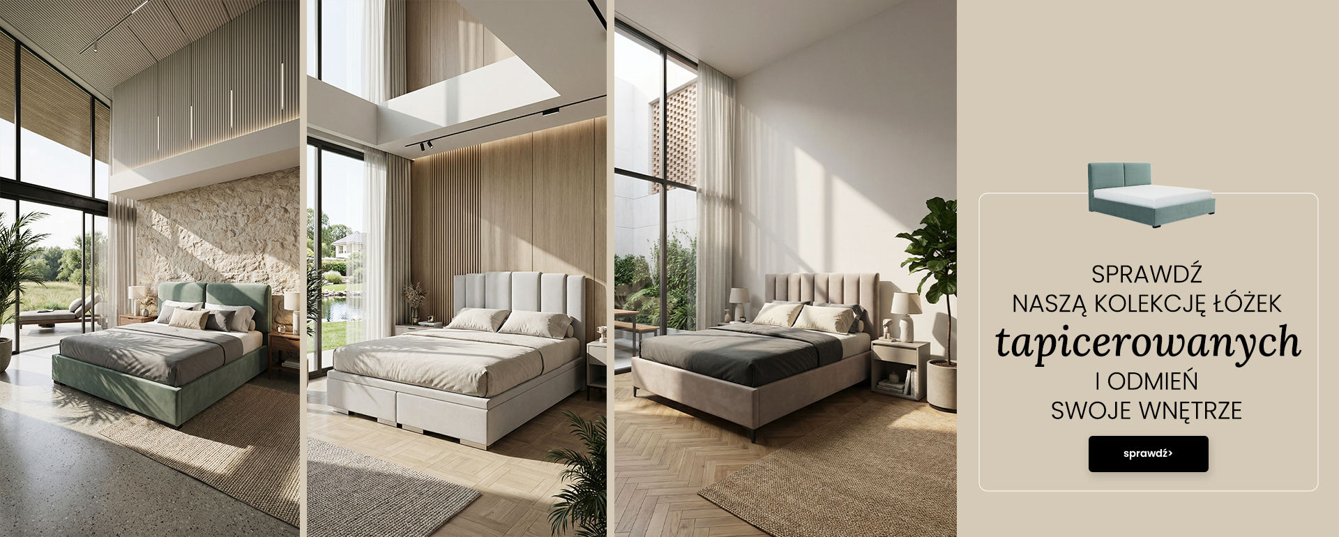 Eleganckie łóżka Slide background